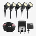 Bramblewick Harrier High Output 12W Spike Spotlight Set of Twelve with Transformer and Cable