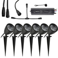 Bramblewick Kestrel Standard 6W Spike Spotlight Set of Twenty with Transformer and Cable