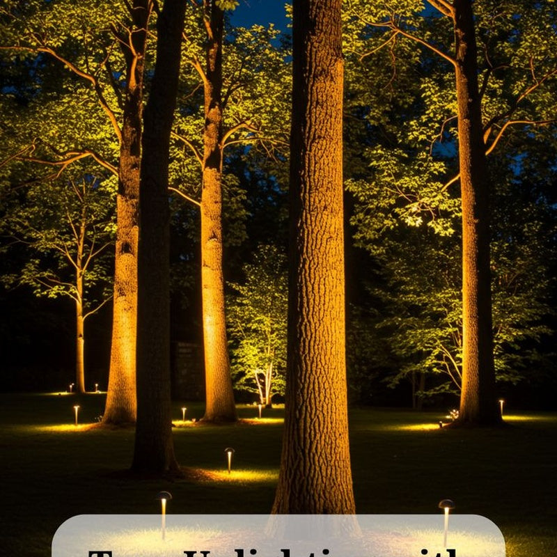 Bramblewick Three Tree Uplighting Kit In Ground