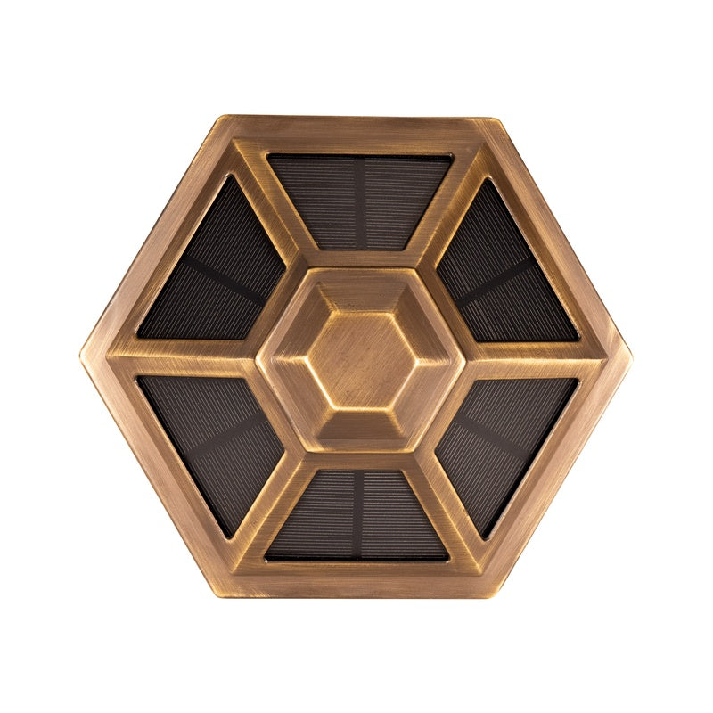 Meadowline Evenlode Solid Brass Solar Wall Light