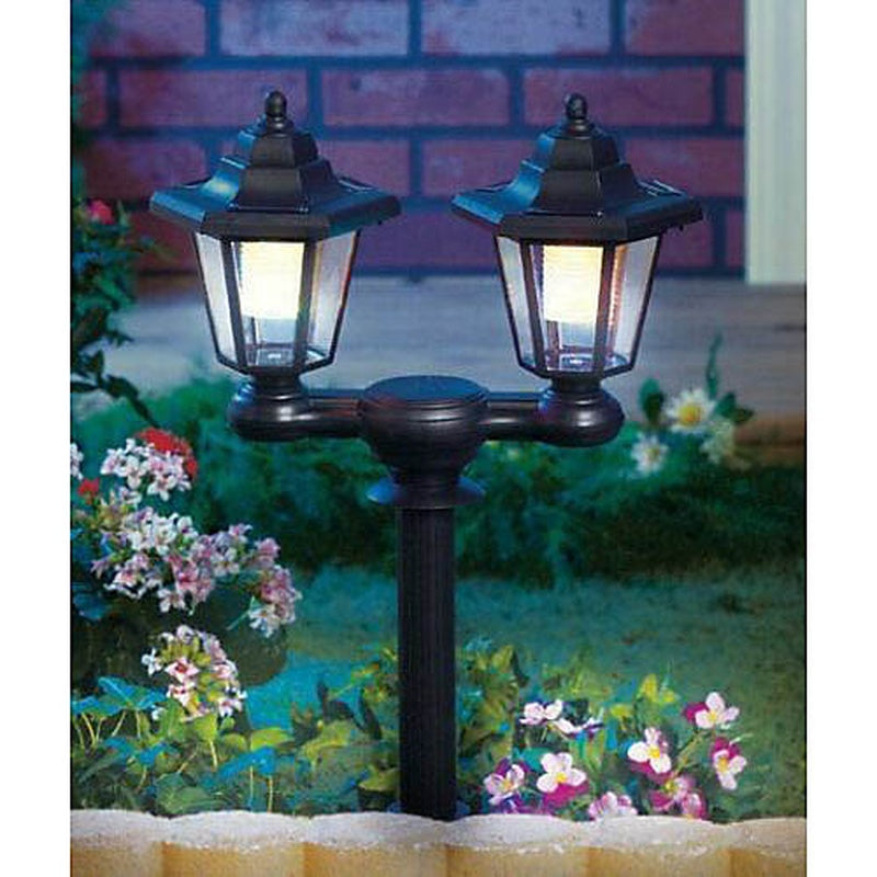 Meadowline Fenwick Twin Head Solar Path Light