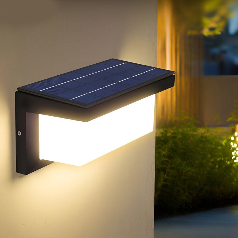 Meadowline Naunton Wall Solar Wall Light with a Timer