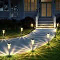 Meadowline Thornbury Solar Path Light in Weathered Steel