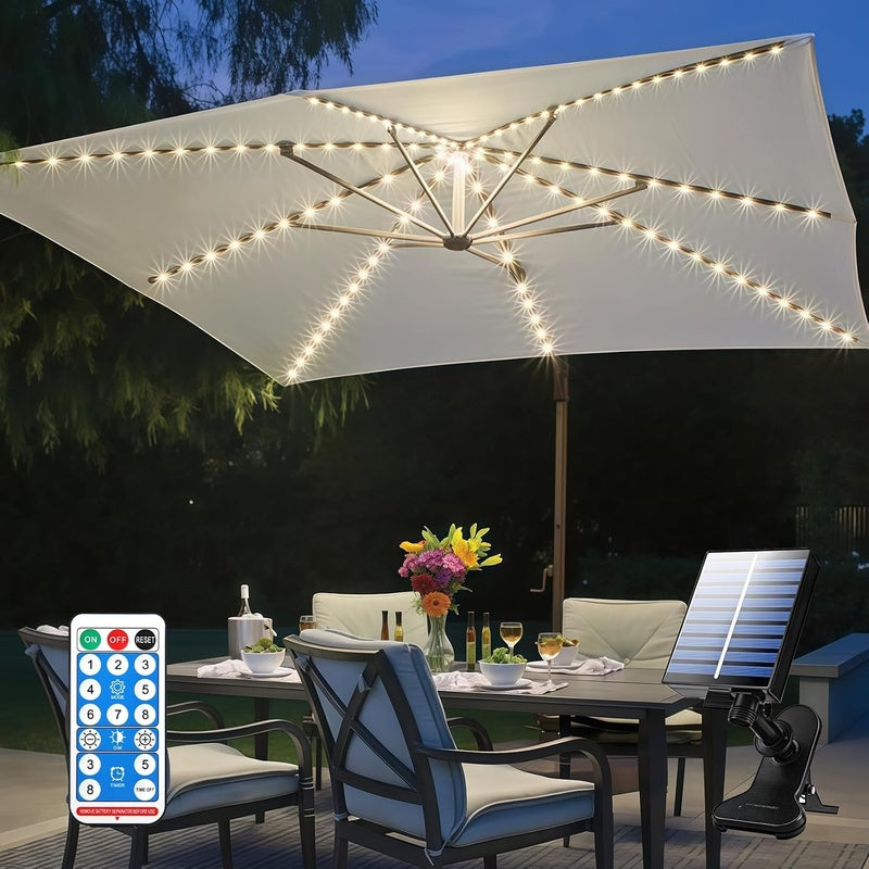 Orchard Lantern Co Solar Parasol Light Ring