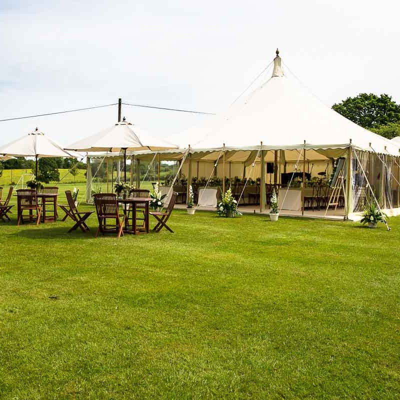 Ridgeway Events Garden Party Rig for 50 Guests Install Grade