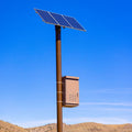 Sunpath Solar Works Remote Border System Off Grid Lighting System Pole Mounted Panel