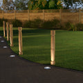 Thornbury Brass Marbury 300mm Low Level Bollard Set of Sixteen with Transformer and Cable